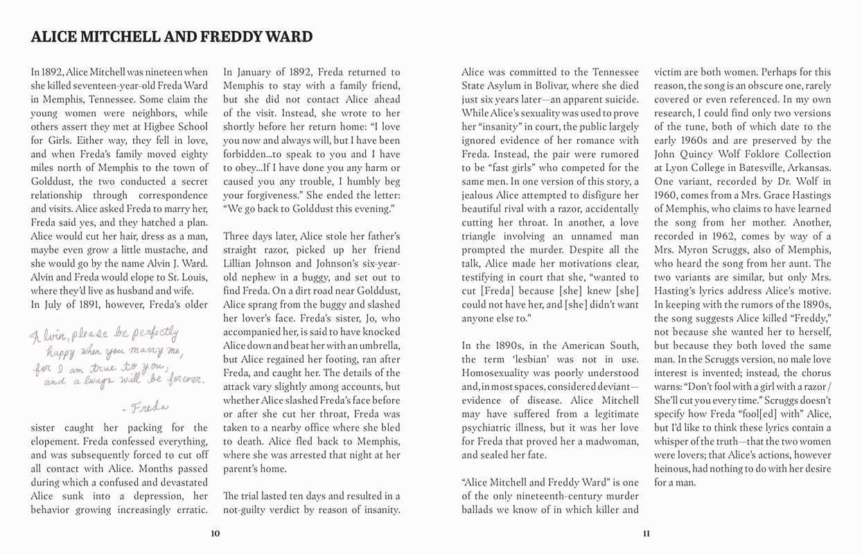 Murder Ballads by Katy  Horan: Hardcover; 144 pages / English